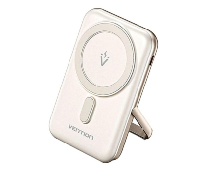 Powerbank Vention Bezprzewodowy magnetyczny powerbank 20W PD 10000 mAh biały